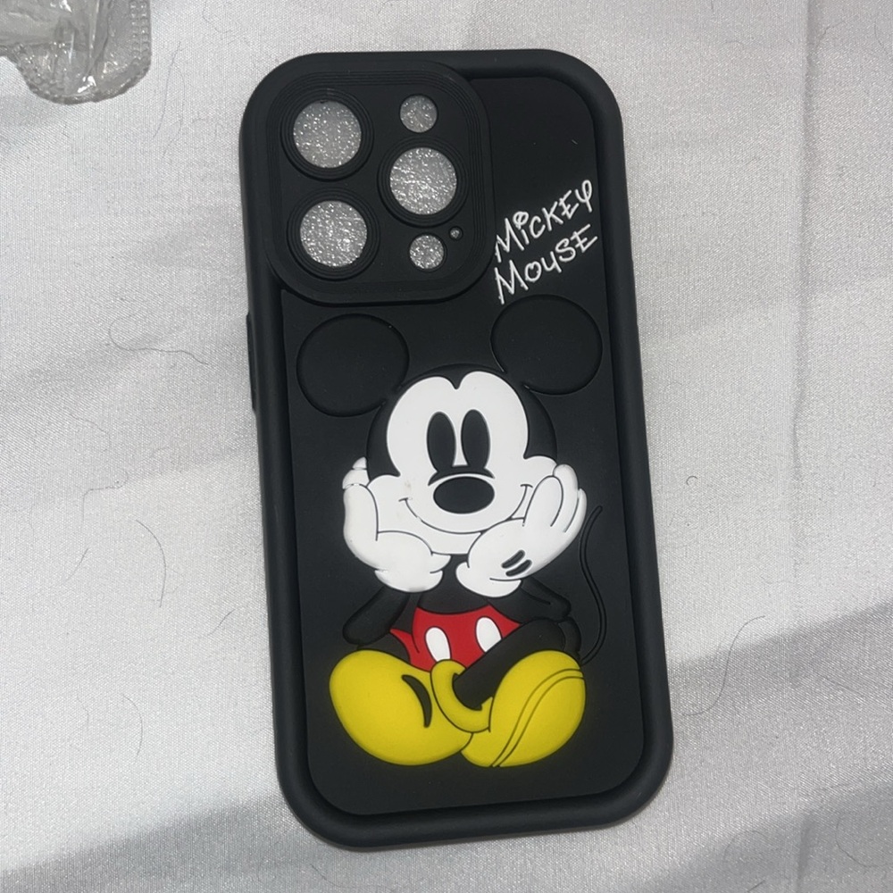 NWT Brand new in package Mickey Mouse IPhone 15 Pro Case Black Mickey Graphic
